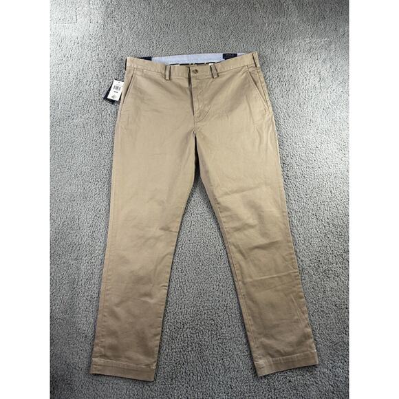 Polo Ralph Lauren Other - Polo Ralph Lauren Chino Pants Men 36x32 Stretch Straight Fit Khaki